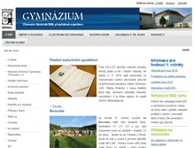 Tablet Screenshot of gymcv.cz