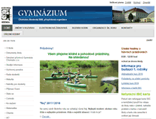 Tablet Screenshot of matematika.gymcv.cz